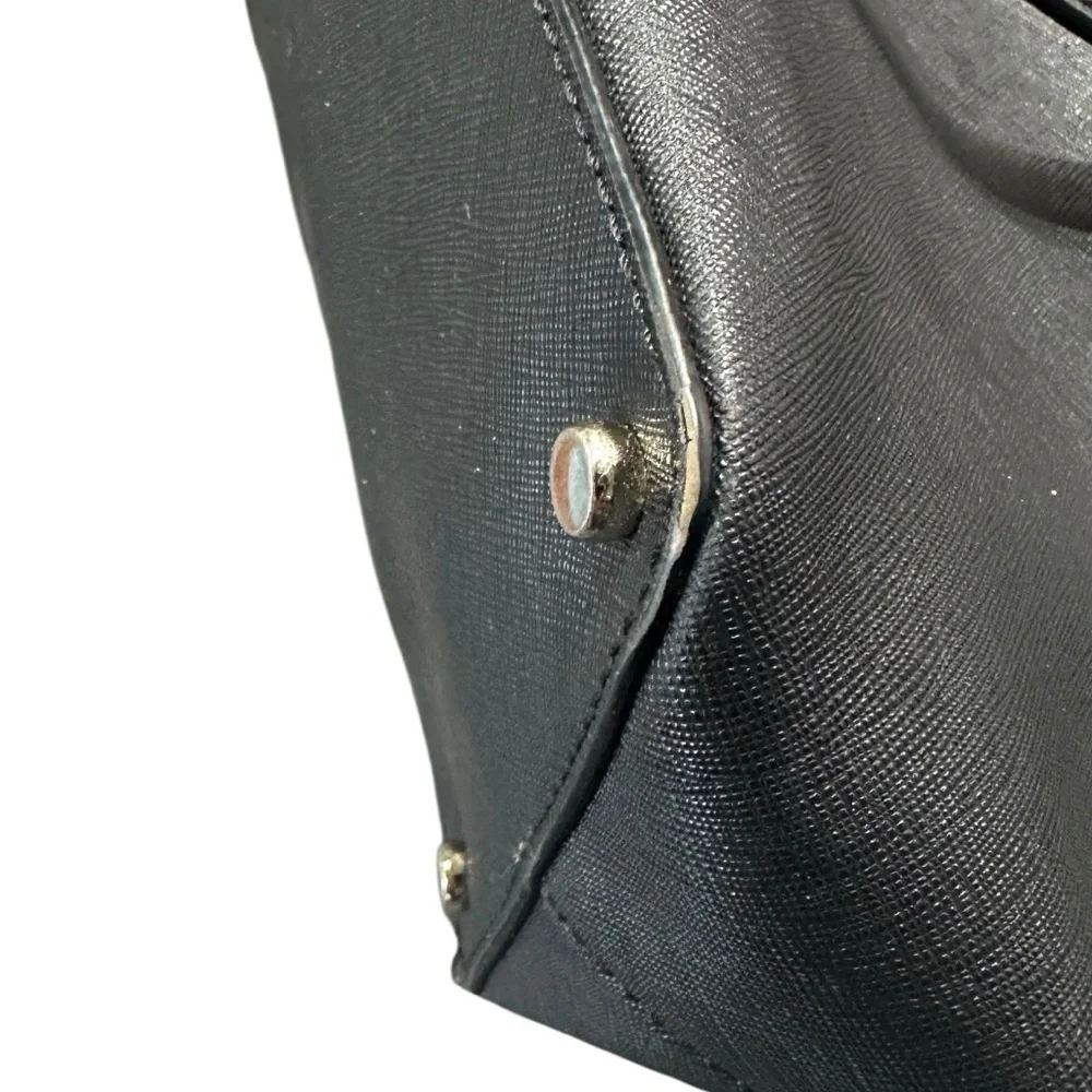Kate Spade New York Laurel Way Dally Tote Bag in black saffiano leather
